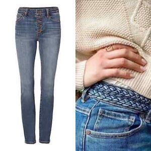Cabi Button Fly Skinny Jeans, size 10